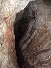 Close-up of rock formation