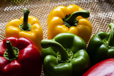 Close-up of bell peppers