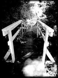 View of built structure with trees in background