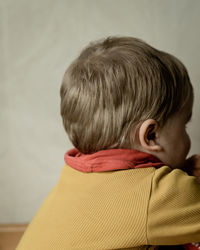 Close-up of girl looking away