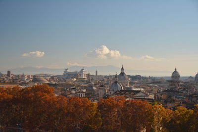 Cityscape against sky