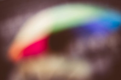 Defocused image of illuminated lights