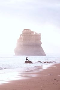 Scenic view of beach