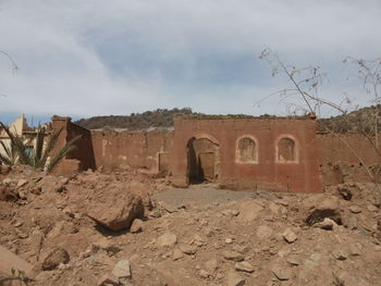 Old ruins against sky