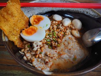 Close-up of food in plate