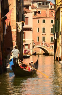 Canal along buildings