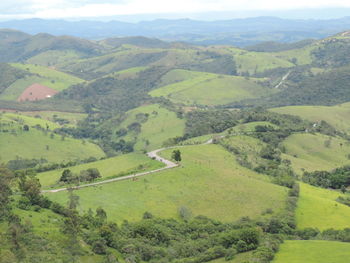 Scenic view of mountains