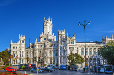 Cybele palace, formerly the palace of communication until 2011 in madrid, spain