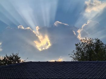 Low angle view of building against sky