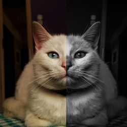 Portrait of cat