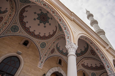 Low angle view of temple