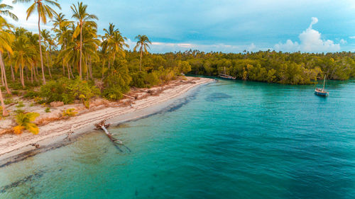 Kanga beach in mafia island