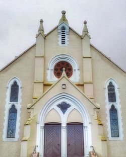 Low angle view of facade of building