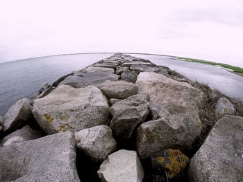 Pebbles on rocks