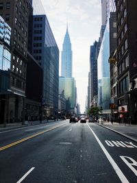 View of skyscrapers in city