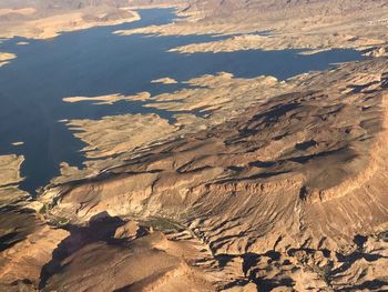 High angle view of landscape