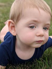 Portrait of cute boy