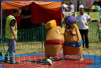 People standing outdoors