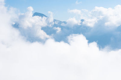 Low angle view of clouds in sky