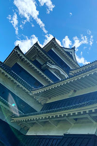 Low angle view of building against sky