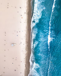 Aerial view of beach