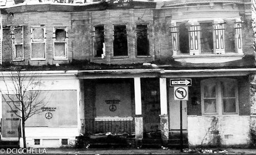 Facade of old building