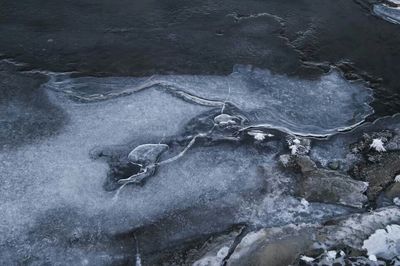 Rocks in water