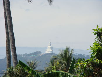 View of sculpture against sky