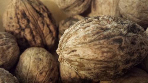 Full frame shot of walnuts