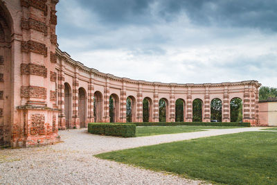 Mantua, italy, te palace, columns