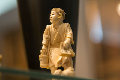 Statue of buddha in museum