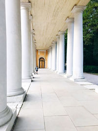 Corridor of building