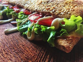 Close-up of salad