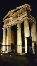 Low angle view of historical building