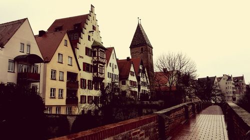 Low angle view of buildings against sky