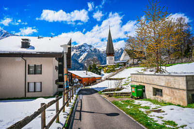 Buildings in city