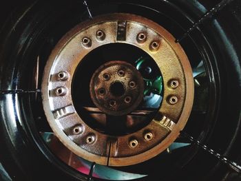 Close-up of machine part