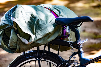 Close-up of bicycle