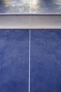 High angle view of table tennis