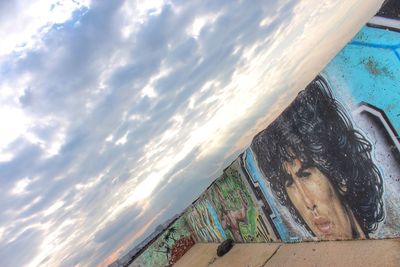 Close-up of sea against sky