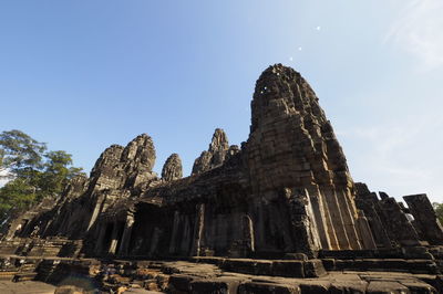 Low angle view of a temple