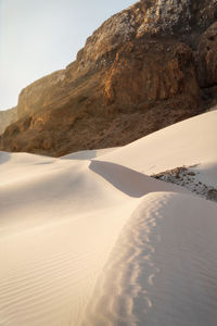 Sand dunes at