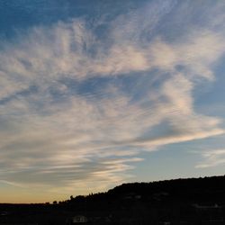 Scenic view of landscape at sunset