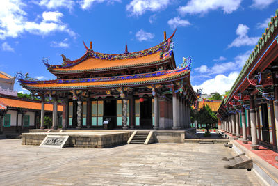 Temple against sky