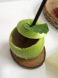 Close-up of fruit on table