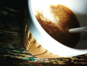 Close-up of drink on table