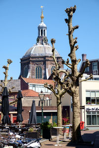 Exterior of building against clear sky