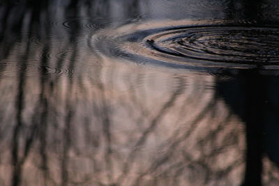 Close-up of rippled water