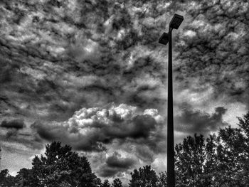 Low angle view of cloudy sky