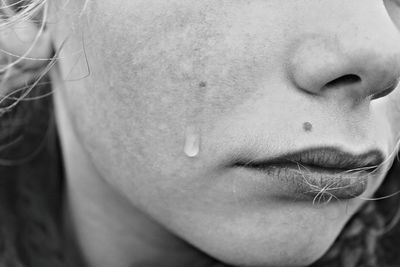 Close-up portrait of woman